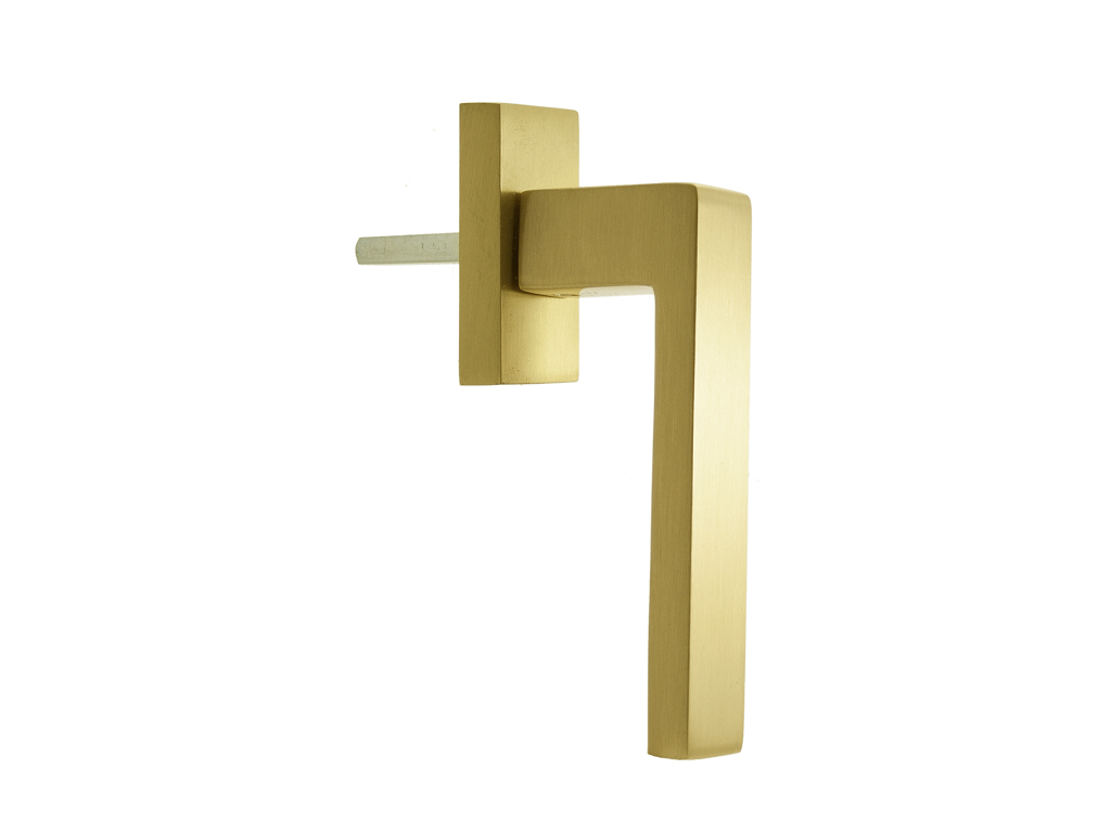 Maniglia per finestra dk Willy movimento 4 scatti metallo 7x35 Oro Satinato |  KTS - immagine 1